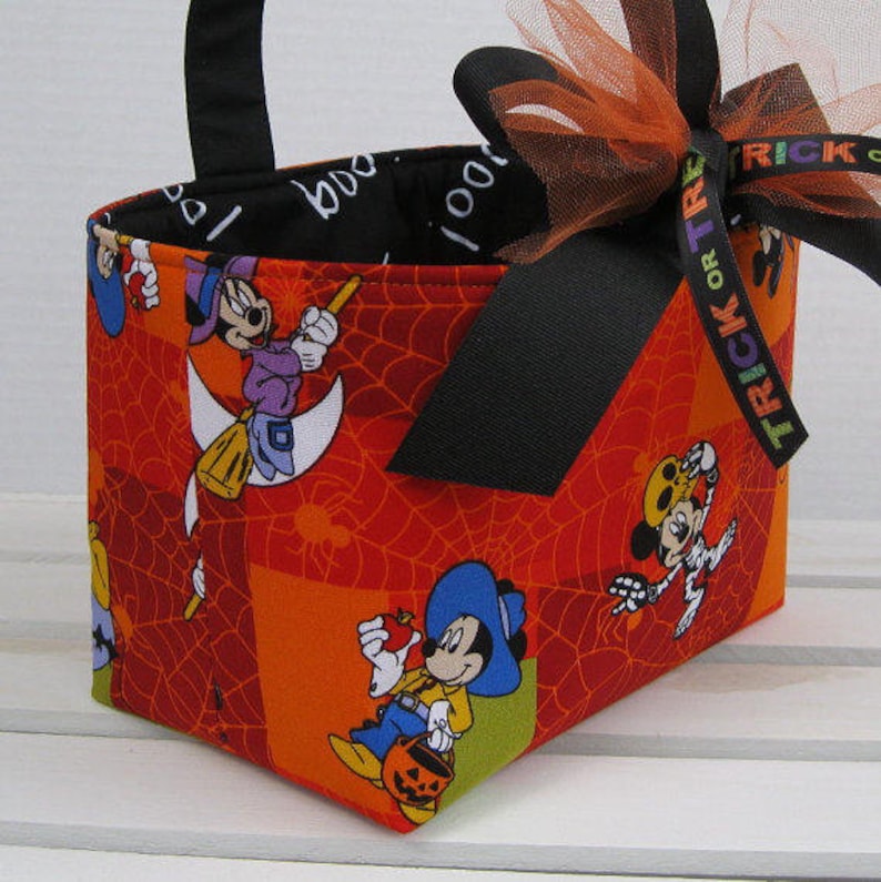 PDF Sewing Pattern/Tutorial Halloween Candy Basket Fabric ...
