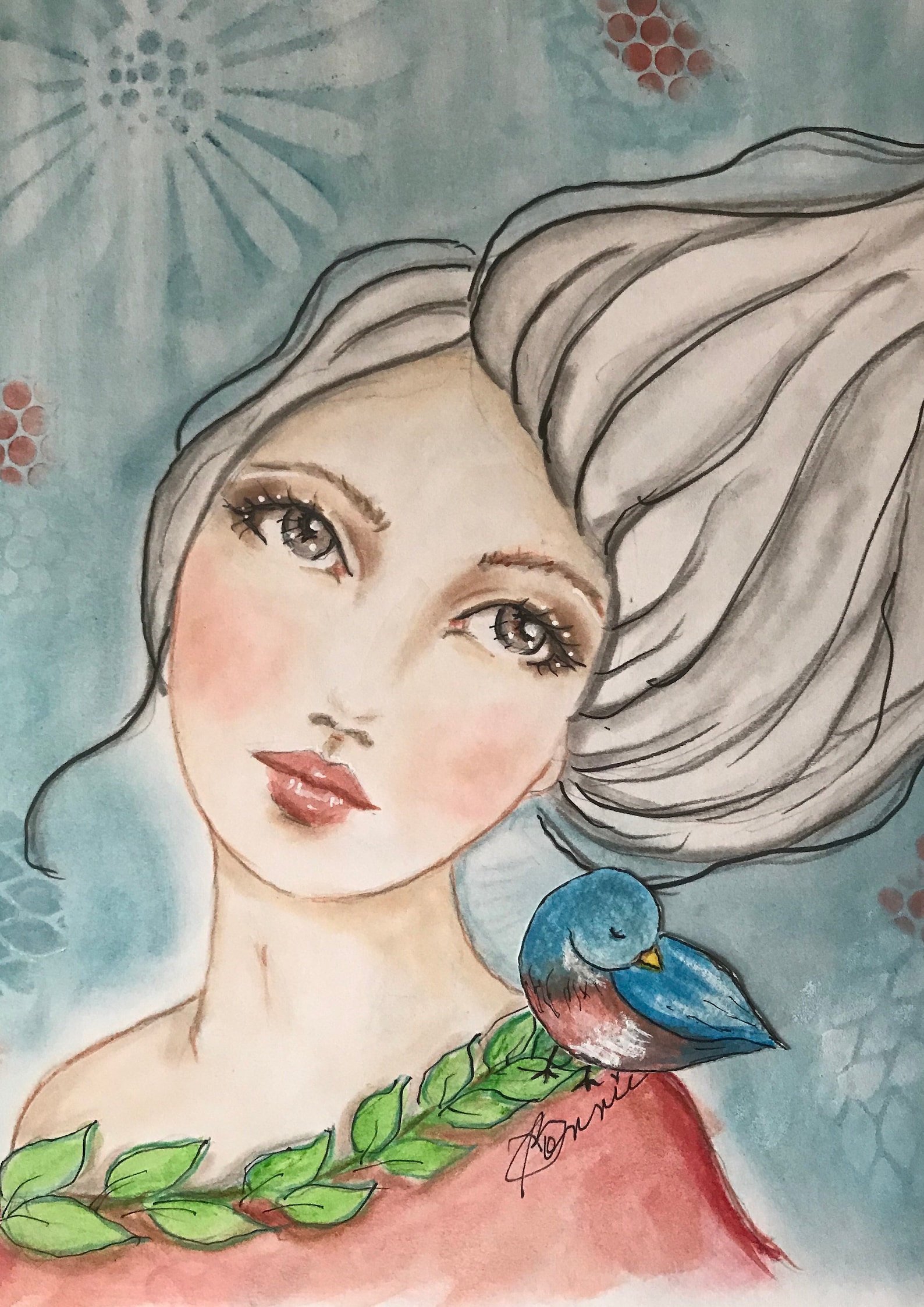 Mr Bluebird on My Shoulder | Etsy