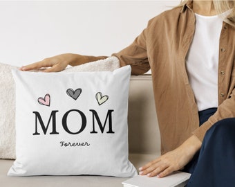 Almohada de flores para mamá, regalo de cojín para mamá, regalo de flores para mamá, almohada de flores personalizada, almohada personalizada, regalos del día de las madres, regalo personalizado para mamá.