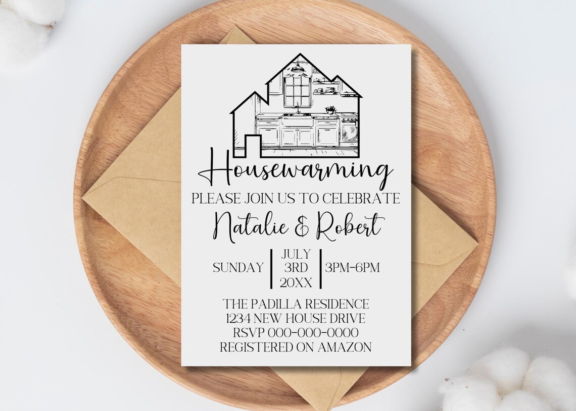Housewarming Party Invitation - Editable Printable Template - Instant ...