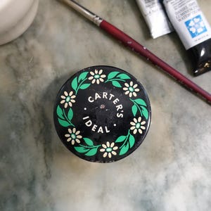 Vintage Typewriter Tin Watercolor Palette: Mini Travel Artist Gift