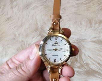 Reloj de cuero Margret / Reloj de mujer / Reloj de cuero / Reloj minimalista / Reloj delicado / Regalo para ella / Día de la Madre / Novia