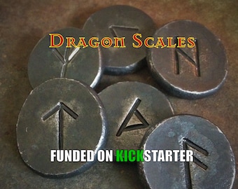 Dragon Scales: A Tabletop RPG Game of Chance™ Iron Runes for Tavern Games Dungeons and Dragons Gaming Accessory