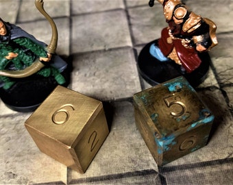 Dice of the Ancients: A Tabletop RPG Accessory™ Classic Six-Sided Dice for Gaming