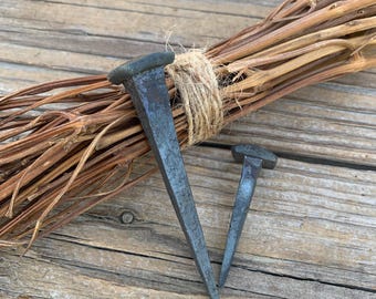 Hand Forged Ritual Nails – Set of 2 Iron Nails for Witchcraft and Protection Work