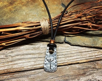 The Pendant of Protection: A Handcrafted Pewter Pendant for Games and Magic