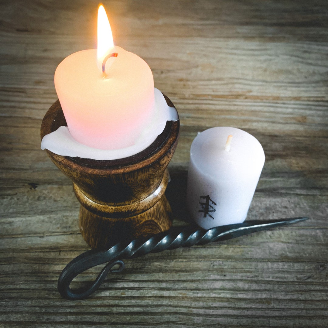 Candle Scribe: Hand-forged for Carving Intentions, Incantations, or