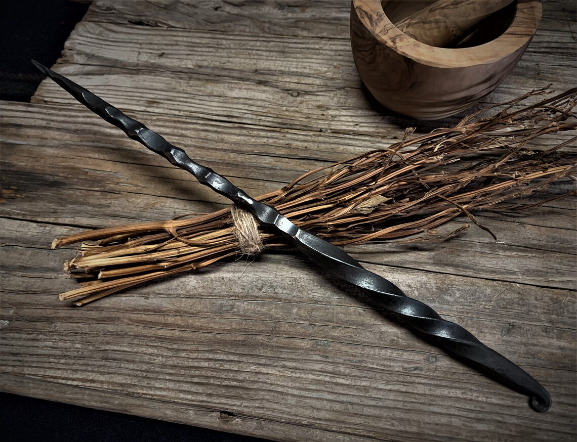 Wand of Iron Hand Magic Wand With Twist Handle for Etsy