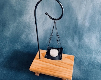Hand Forged Iron Calcinator for Witchcraft Altar Tool Incense Burner