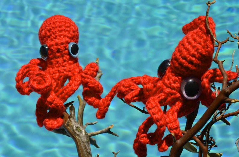 Baby Octopus and Squid crochet pattern image 3