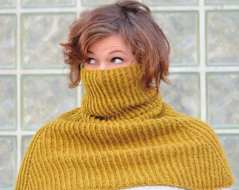 Volcano Cowl - knitting pattern PDF