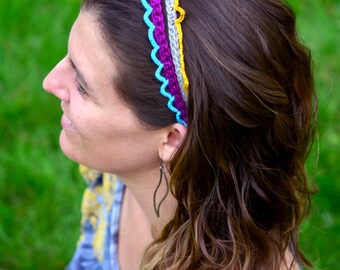 Quick Fancy Stirnbänder - Häkelanleitung pdf diy handmade