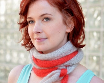 Parfait Scarf(ait) - hand knitting pattern PDF