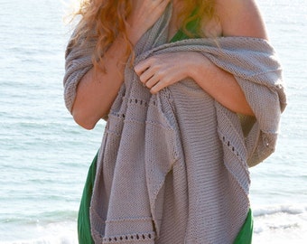 Anchored Wrap - handgestricktes Strickmuster PDF nautisches Accessoire