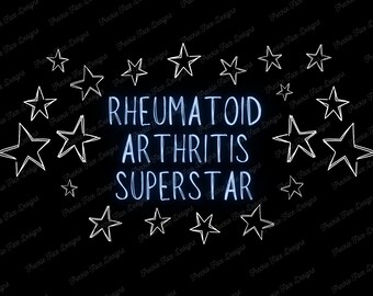 Rheumatoid Arthritis Awareness PNG, RA Awareness Sublimation Design, Rheumatoid Arthritis T-shirts and Hoodies, RA Digital Download to Print