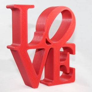 Custom Love Sculpture!-Many colors available- love sign statue decor