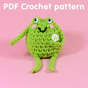 Free Crochet Pattern: Frog Applique to Make My Sketchbook Cute – Twinkie  Chan Blog
