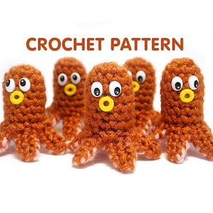 Hot Dog Octopus PDF Crochet Pattern Twinkie Chan amigurumi food image 1