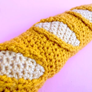 Bunny Baguette - PDF Crochet Pattern - Twinkie Chan - amigurumi - play food - French bread image 3