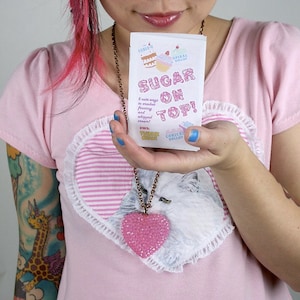 PATTERN pdf - Sugar On Top mini book - 5 little patterns - layout FOR ASSEMBLY