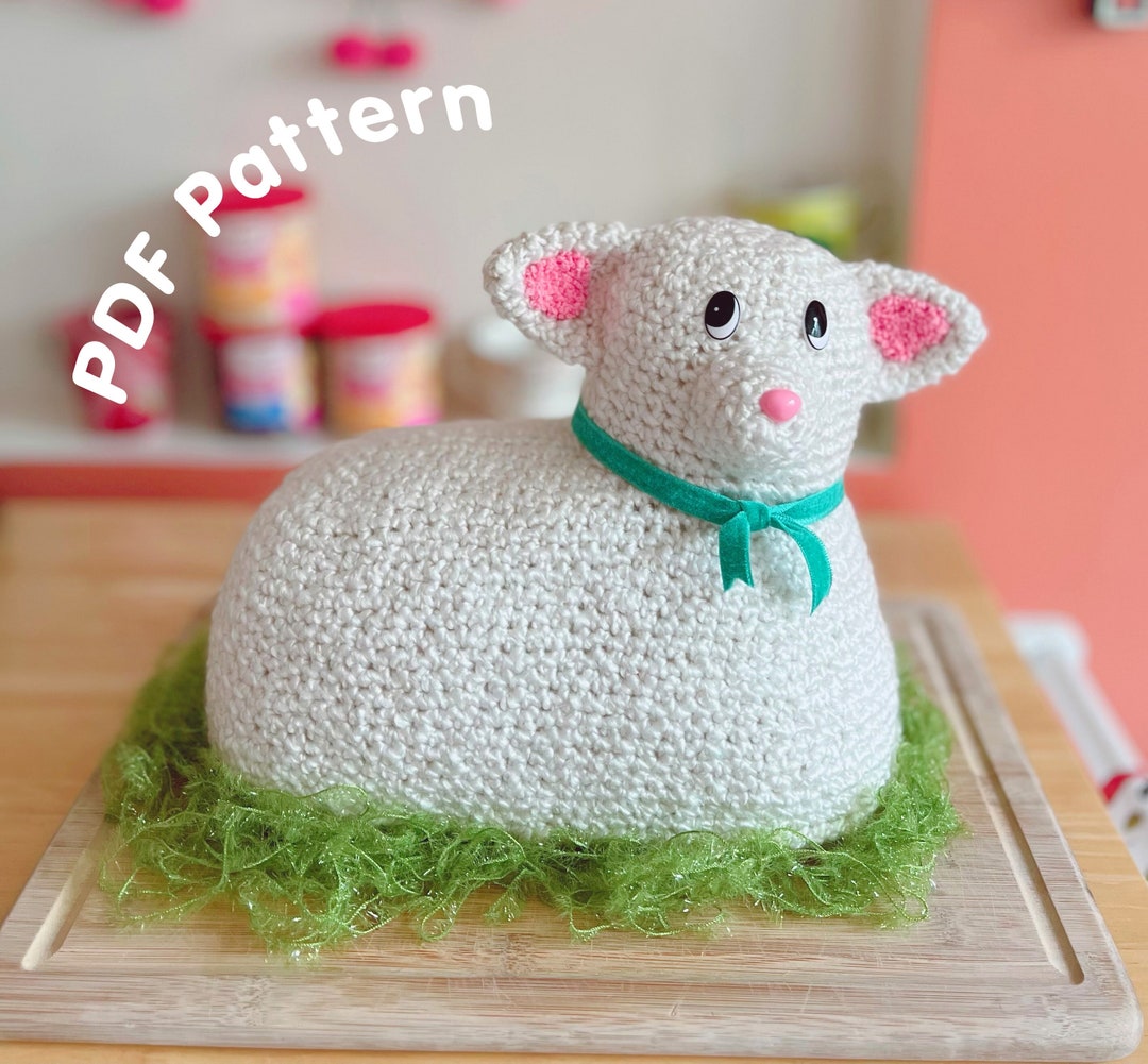 Easter Lamb Cake Crochet Pattern PDF Amigurumi Etsy