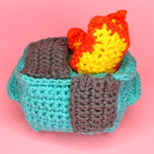 Dumpster Fire Patron au crochet PDF Twinkie Chan 100 % doux amigurumi image 4