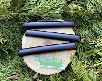 Matte Black Aluminum pre-rolled cone Tube, seal water Proof cone case container Holder (4.75 inch)