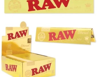 Raw Gold Ethereal King Size Rolling Paper Designed