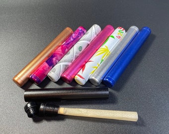 Tubo de alumínio personalizado – estojo porta-cones pré-enrolados à prova d'água e de odores
