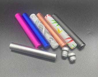Custom Aluminum Tube water Proof Pre-Rolled Cone Holder case containers