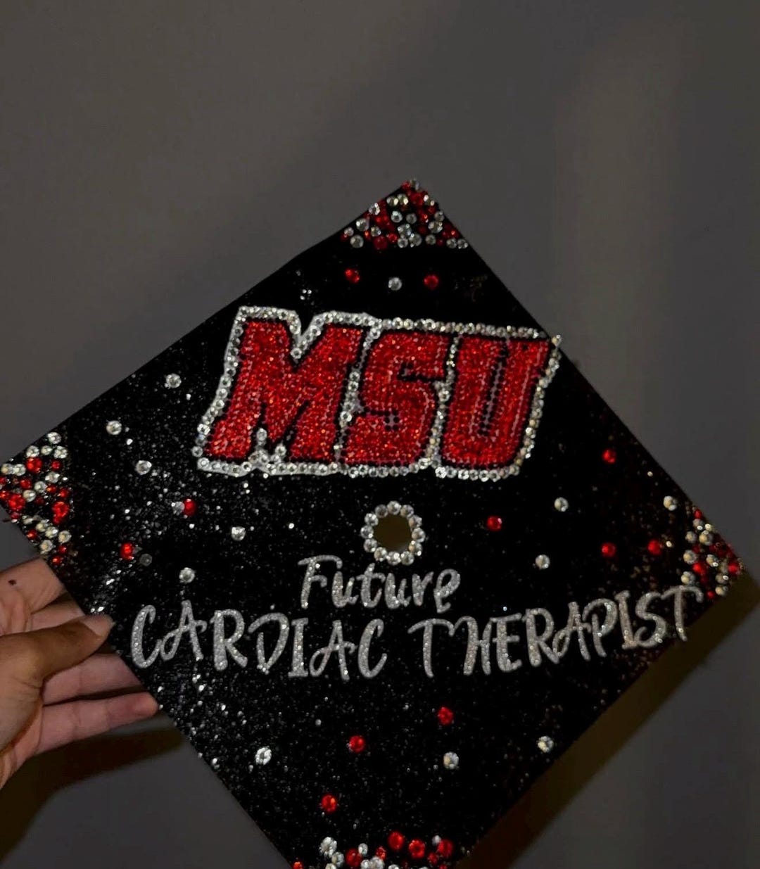 Rhinestones Graduation Cap - Etsy