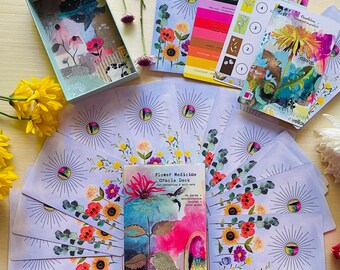 フラワーメディスンオラクルデッキ - ラグジュアリーギフトセット
