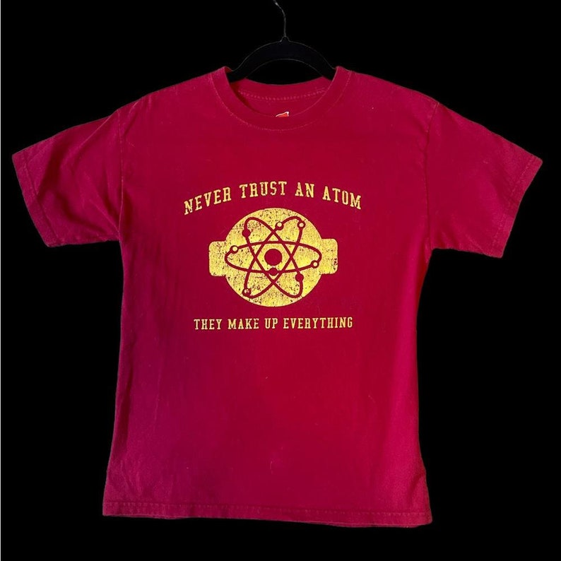 Never Trust An Atom Mini Tee image 1