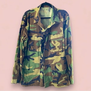Vintage Army/Military Camouflage Jacket