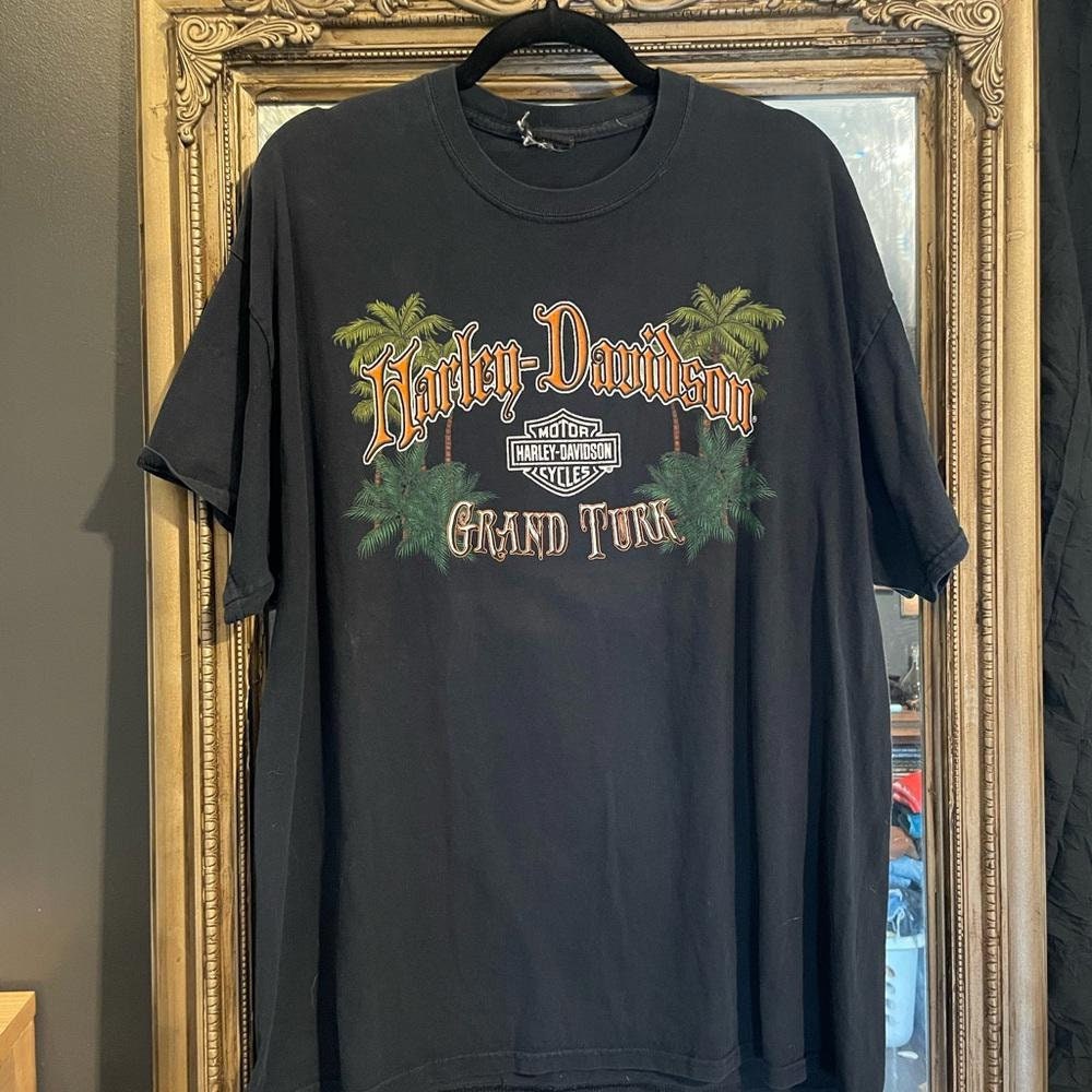 Harley-davidson Grand Turk T-shirt - Etsy