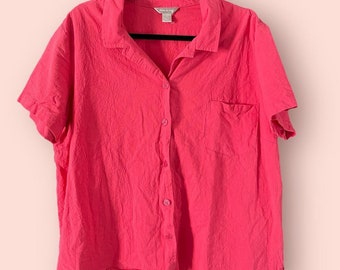 Vintage White Stag 100% Cotton Button Up