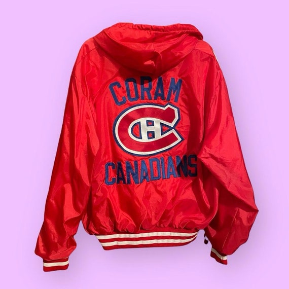 Vintage Montreal Canadiens NHL Starter Windbreaker - Etsy