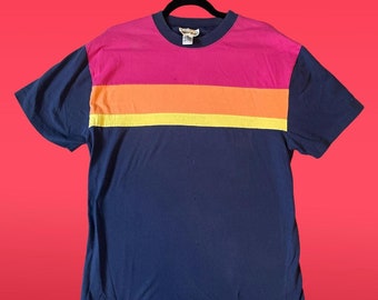 Vintage Colorblocking 80s Tee