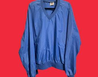 Vintage USA Blue Pullover Windbreaker