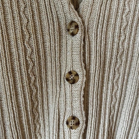 Vintage Cable Knit Chunky Sweater - image 3