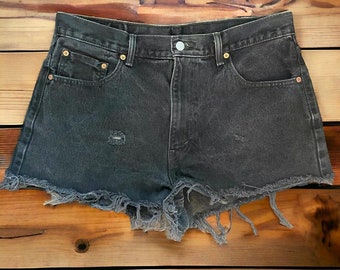 Levi Strauss Distressed Denim Cutoff