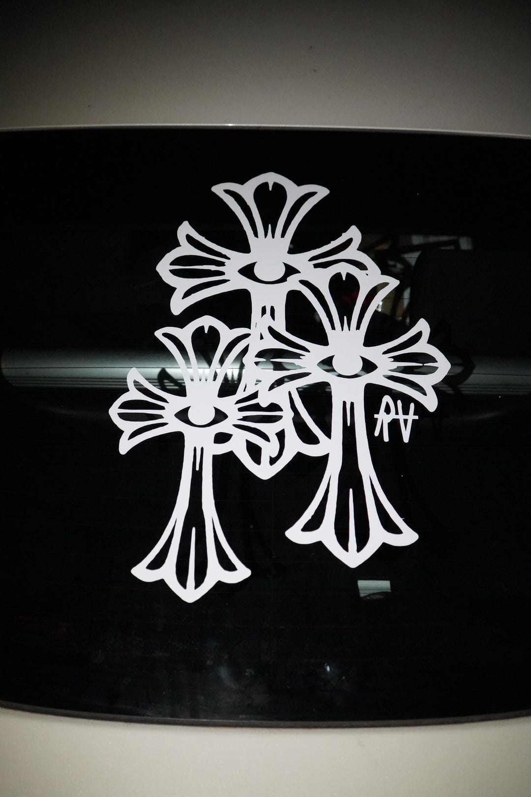 Triple Cross Sticker | IG: All444revenge - Etsy