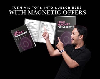 Lead Magnet Conversion Guide: Email List Building, Marketing Funnels (PDF Download)