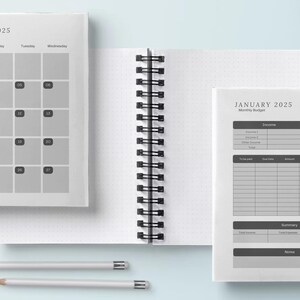 Digital Daily Planner & Budget Tracker: Printable PDF Organizer - Etsy