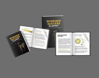 Interview Success Blueprint Ebook: Job Interview Preparation (Digital PDF Download)