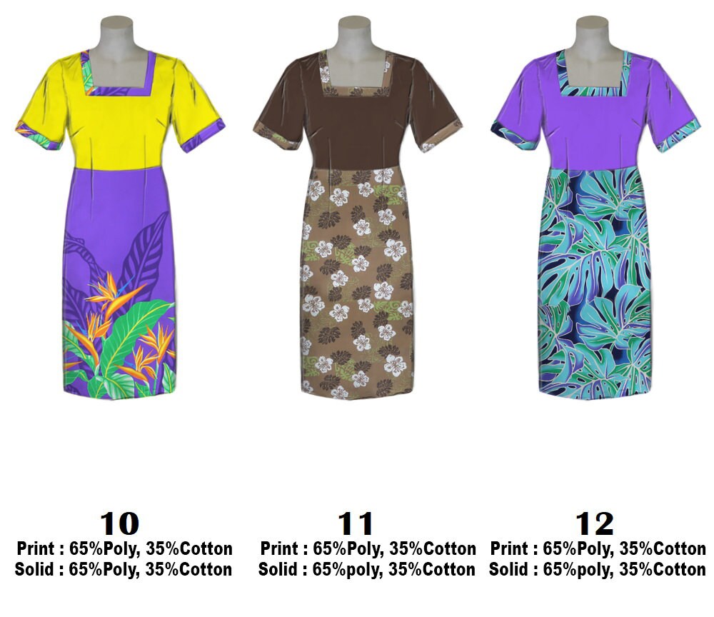 Square Neck Gown with Half Sleeves and Slit Tahiti