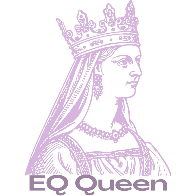 Motivational Sticker/ EQ Queen / LAPTOP and YETI Sticker/ Minimalistic ...