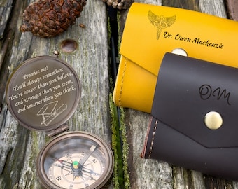 Brújula personalizada, caduceo, regalo de graduación para nieto, hijo o niño, regalos de graduación de la facultad de medicina, el mejor regalo de graduación, promoción de 2026