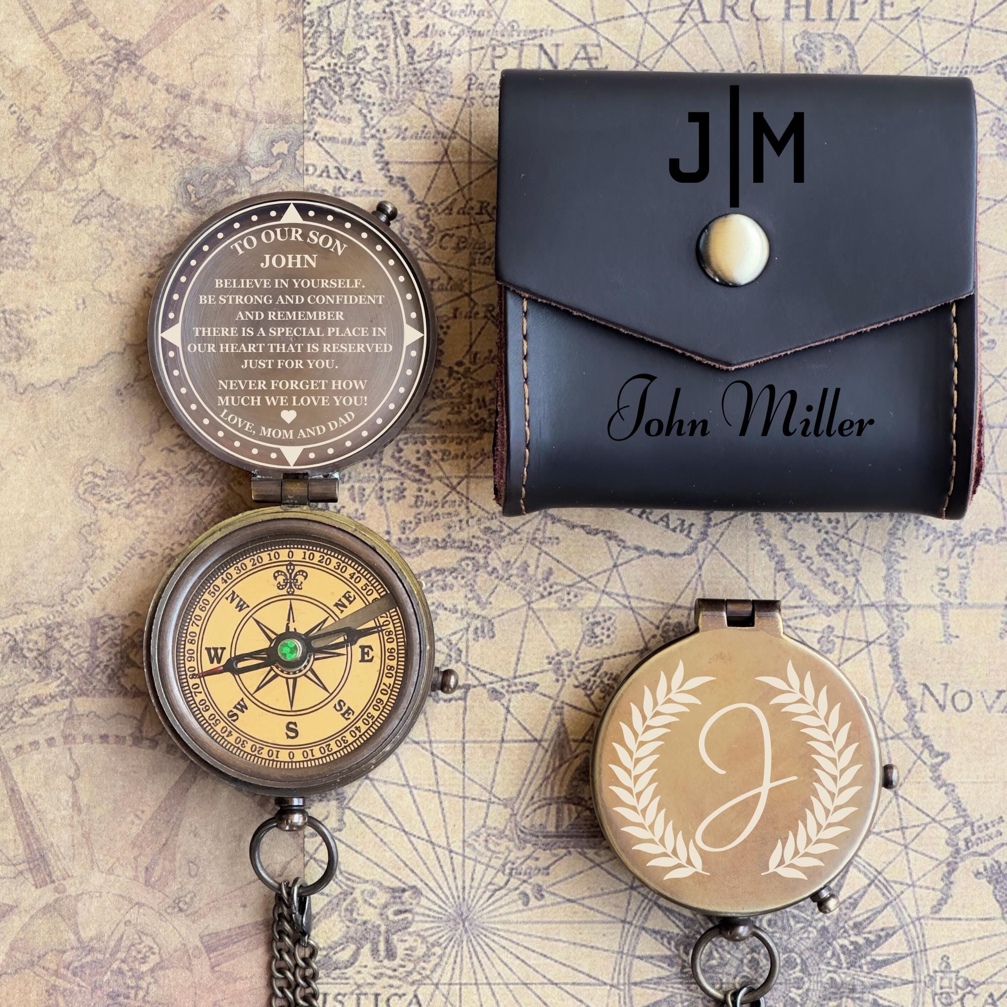 To Our Son Compass, Birthday Gift for Boy, Christmas Gift for Son ...