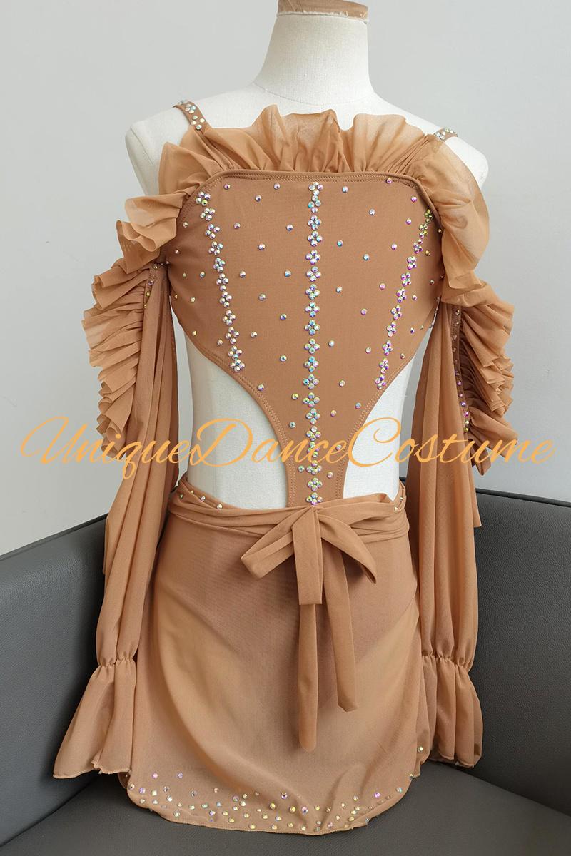 fitted brown dress for dance competitions under $45 Bambia Maxi Dress | Dark Brown | Womens